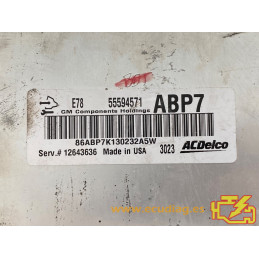 ECU MOTOR DELPHI ACDELCO E78 OPEL CORSA IV (D) 1.2i 85CV 55594571 ABP7 - VIRGEN