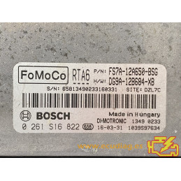 ECU MOTOR BOSCH MED17.0.1 0261S16822 FORD MONDEO V 1.5i FS7A-12A650-BSG SW 10SW006292 DG9A-12B684-XB