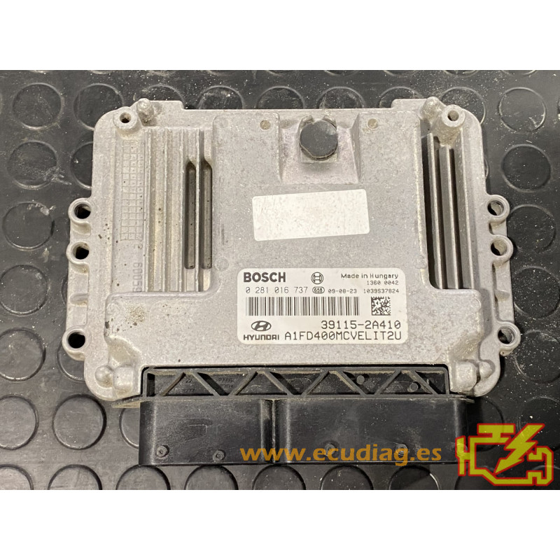 ECU MOTOR BOSCH EDC17C08-5.23 0281016737 HYUNDAI i30 1.6 CRDI 90CV 39115-2A410