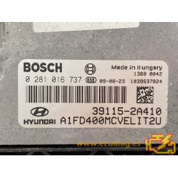 ECU MOTOR BOSCH EDC17C08-5.23 0281016737 HYUNDAI i30 1.6 CRDI 90CV 39115-2A410