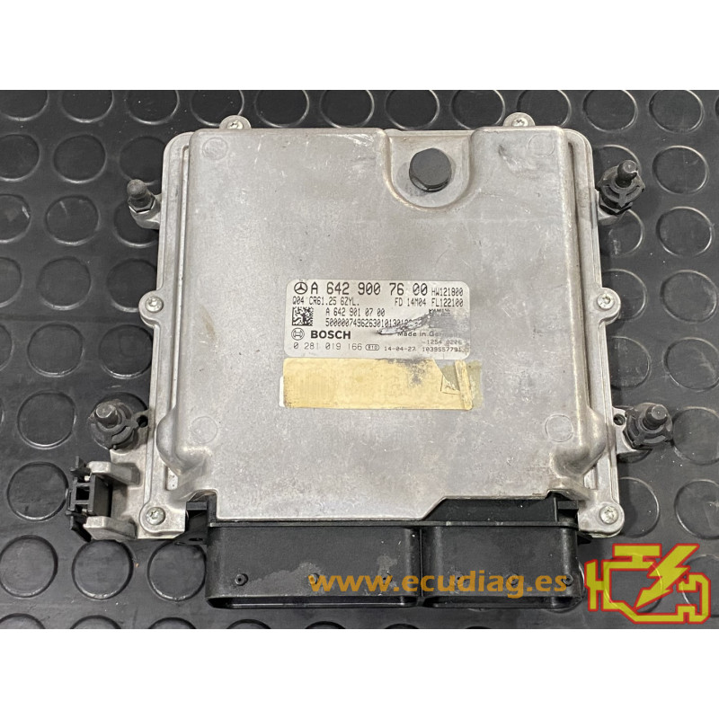 ECU BOSCH EDC17CP57-4.25 0281019166 MERCEDES W222 S350 3.0 CDI 190KW 258CV A6429007600 / SW 6429039706 - 1037540150 ECU BOSCH EDC17CP57-4.25 0281019166 MERCEDES W222 S350 3.0 CDI 190KW 258CV A6429007600 / SW 6429039706 - 1037540150