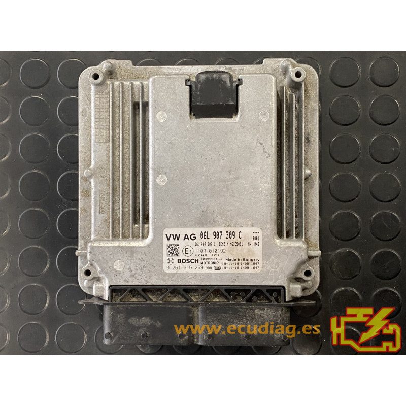 ECU BOSCH MG1CS001 0261S16269 AUDI A4 (8W) 2.0 TFSI 125KW 170CV 06L907309C / SW 8W0907115P 0004 - 10SW052747 ECU BOSCH MG1CS001 0261S16269 AUDI A4 (8W) 2.0 TFSI 125KW 170CV 06L907309C / SW 8W0907115P 0004 - 10SW052747