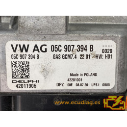 ECU MOTOR DELPHI GAS GCM7.4 42011905 VAG 05C907394B