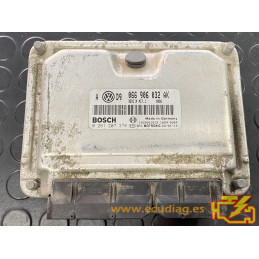 ENGINE ECU BOSCH ME7.1 0261207378 VOLKSWAGEN GOLF IV (1J) 2.3i 170CV 066906032AK - WITH DISABLED IMMOBILIZER (IMMO OFF)