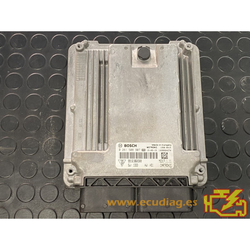 ECU MOTOR BOSCH MED17.1.11 0261S08907 PORSCHE 99161860300