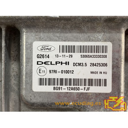ENGINE ECU DELPHI DCM3.5 28425306 FORD MONDEO 2.0 TDCI BG91-12A650-FJF