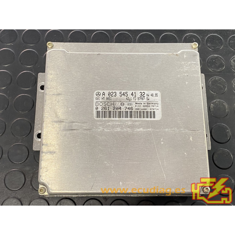 ENGINE ECU BOSCH ME2.1 0261204746 MERCEDES A0235454132