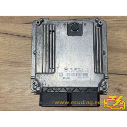 ECU MOTOR BOSCH EDC17CP44 0281032817 VOLKSWAGEN TOUAREG II (7P) 3.0 TDI 204CV 7P0907401K / SW 7P1907311A 0001