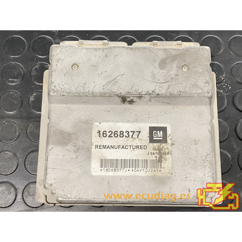 ECU MOTOR DELCO DELPHI 16268377 OPEL ASTRA II (G) 1.6i