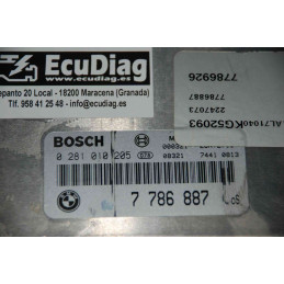 ECU MOTOR BOSCH EDC15M 0281010205 BMW 7786887