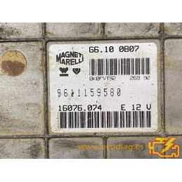 ECU MOTOR MAGNETI MARELLI G6.100B07 16076.074 PSA 9611159580