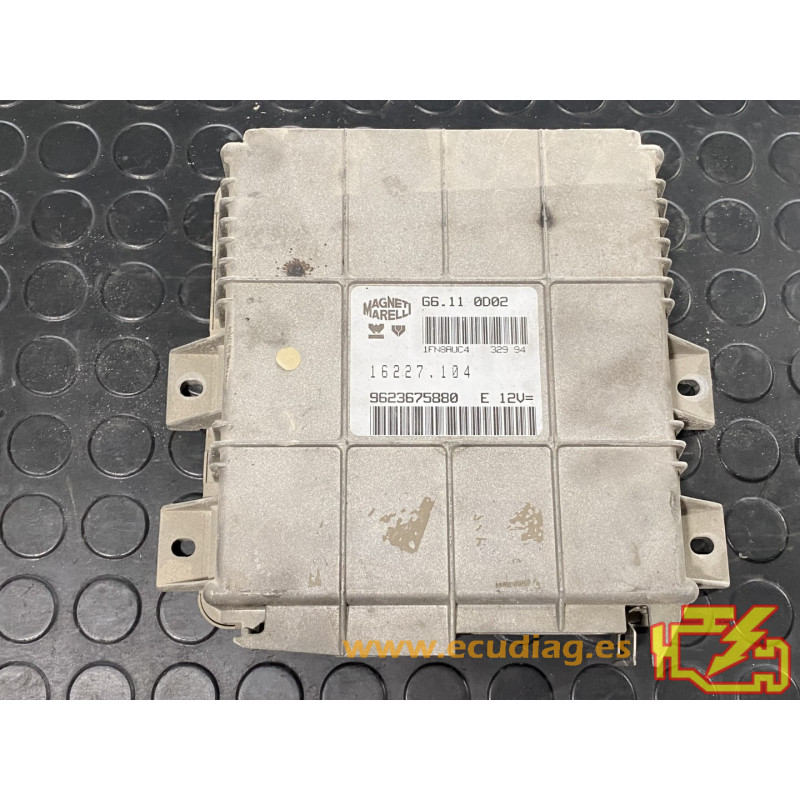 ENGINE ECU MAGNETI MARELLI G6.110D02 16227.104 PSA 9623675880