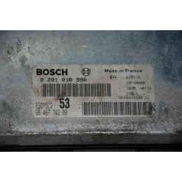 ECU BOSCH EDC15C2-11.1 0281010996 CITROEN XSARA PICASSO I 2.0 HDI 66KW 90CV RHY 9646774280 - CON INMOVILIZADOR ANULADO