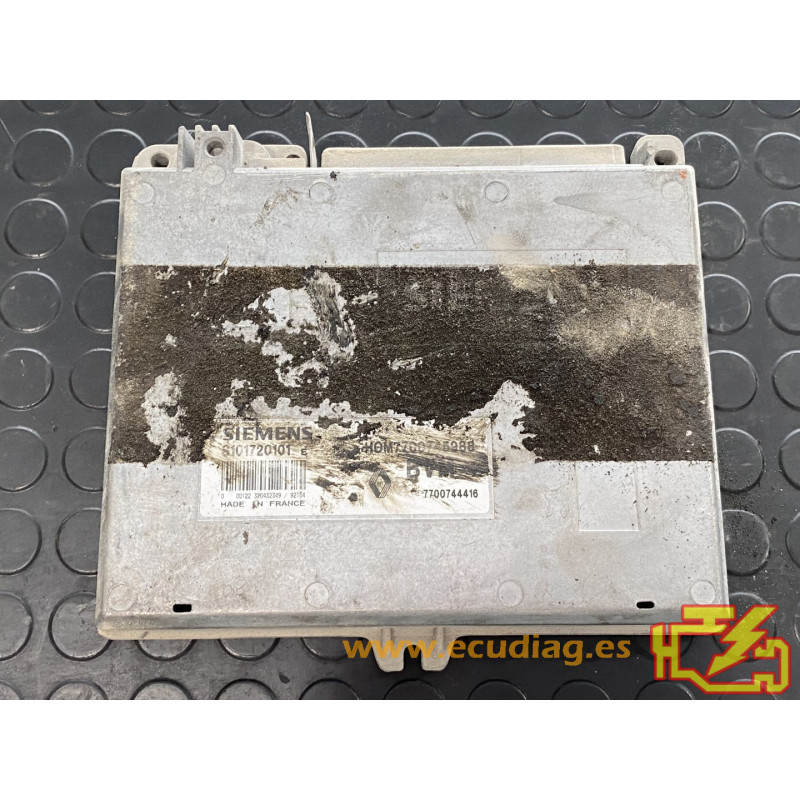 ENGINE ECU SIEMENS FENIX 3 S101720101E RENAULT SAFRANE 2.2i 101KW 137HP 7700744416 HOM7700745988 / WITH DISABLED IMMOBILIZER