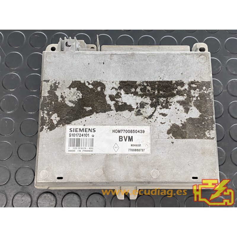 ECU MOTOR SIEMENS FENIX 3 S101724101Q RENAULT SAFRANE 2.2i 101KW 137CV 7700868737 HOM7700850439 / CON INMOVILIZADOR ANULADO ECU MOTOR SIEMENS FENIX 3 S101724101Q RENAULT SAFRANE 2.2i 101KW 137CV 7700868737 HOM7700850439 / CON INMOVILIZADOR ANULADO