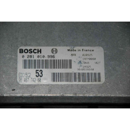 ECU BOSCH EDC15C2-11.1 0281010996 CITROEN XSARA PICASSO I 2.0 HDI 66KW 90CV RHY 9646774280 - CON INMOVILIZADOR ANULADO