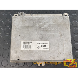 ENGINE ECU SIEMENS FENIX 3 S101710101E RENAULT 21 2.0i 86KW 116HP 7700858450 HOM7700747899 / WITH DISABLED IMMOBILIZER