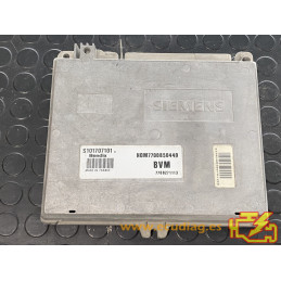 ECU MOTOR SIEMENS FENIX 3 S101707101A RENAULT 19 1.7i 54KW 73CV 7700271113 HOM7700850440 / CON INMOVILIZADOR ANULADO (IMMO OFF)