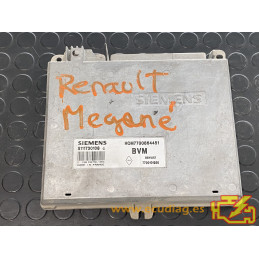 ECU MOTOR SIEMENS FENIX 3 S111730108C RENAULT MEGANE I 1.4i 55KW 75CV 7700101920 HOM7700864451 / CON INMOVILIZADOR ANULADO