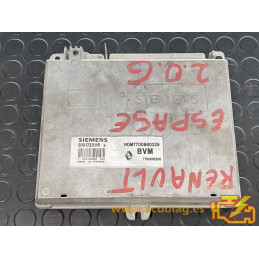 ENGINE ECU SIEMENS FENIX 3 S101723115B ESPACE III 2.0i 103KW 140CV 7700862206 HOM7700860329 / WITH DISABLED IMMOBILIZER