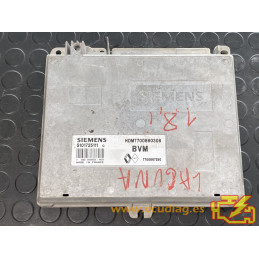 ENGINE ECU SIEMENS S101725111C RENAULT LAGUNA I 1.8i 68KW 90HP 7700867290 HOM7700860308 / WITH DISABLED IMMOBILIZER