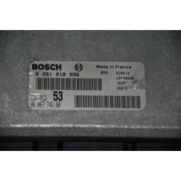 ECU BOSCH EDC15C2-11.1 0281010996 CITROEN XSARA PICASSO I 2.0 HDI 66KW 90CV RHY 9646774280 - CON INMOVILIZADOR ANULADO