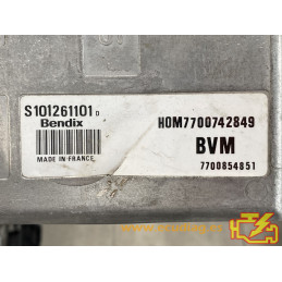 ECU MOTOR SIEMENS FENIX 3 S101261101D RENAULT 19 1.8i 99KW 134CV 7700854851 HOM7700742849 / CON INMOVILIZADOR ANULADO (IMMO OFF)