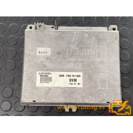 ENGINE ECU SIEMENS FENIX 3 S101710101A RENAULT 21 2.0i 86KW 116HP 7700747901 HOM7700747899 / WITH DISABLED IMMOBILIZER