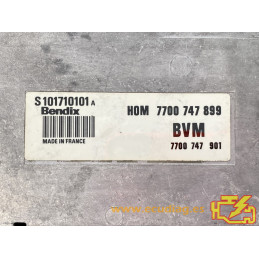 ENGINE ECU SIEMENS FENIX 3 S101710101A RENAULT 21 2.0i 86KW 116HP 7700747901 HOM7700747899 / WITH DISABLED IMMOBILIZER