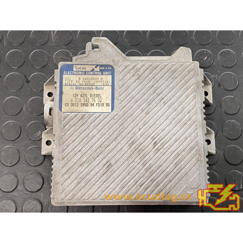 ENGINE ECU LUCAS DCU R04010009B 80553B MERCEDES W202 C220 2.1 TD 70KW 95HP A0165457632