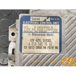 ENGINE ECU LUCAS DCU R04010009B 80553B MERCEDES W202 C220 2.1 TD 70KW 95HP A0165457632