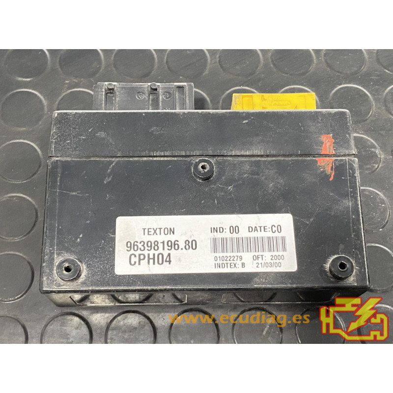 CENTRAL LOCKING MODULE TEXTON CPH04 PSA 96398196.80