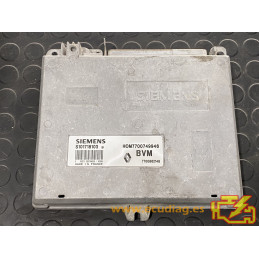 ECU MOTOR SIEMENS FENIX 3 S101718103B RENAULT 19 1.4i 46KW 58CV 7700862148 HOM7700749946 / CON INMOVILIZADOR ANULADO (IMMO OFF)