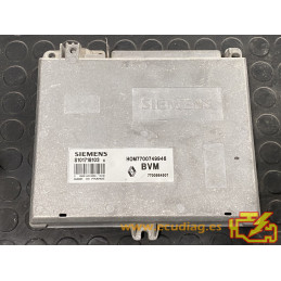 ECU MOTOR SIEMENS FENIX 3 S101718103C RENAULT 19 1.4i 46KW 58CV 7700864507 HOM7700749946 / CON INMOVILIZADOR ANULADO (IMMO OFF)