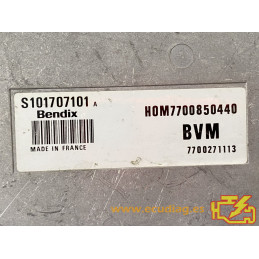 ECU MOTOR SIEMENS FENIX 3 S101707101A RENAULT 19 1.7i 54KW 73CV 7700271113 HOM7700850440 / CON INMOVILIZADOR ANULADO (IMMO OFF)