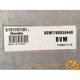 ENGINE ECU SIEMENS FENIX 3 S101707101B RENAULT 19 1.7i 54KW 73CV 7700271113 HOM7700850440 / WITH DISABLED IMMOBILIZER (IMMO OFF)