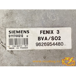 ENGINE ECU SIEMENS FENIX 3 S111700212E PSA 9626954480