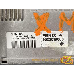 ECU MOTOR SIEMENS FENIX 4 S101800102G PSA 9623019680