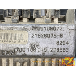ECU MOTOR SAGEM 21626075-8 RENAULT LAGUNA I (B569) 2.2 DT 83KW 113CV 7700106072 HOM7700106079