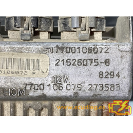 ENGINE ECU SAGEM 21626075-8 RENAULT LAGUNA I (B569) 2.2 DT 83KW 113HP 7700106072 HOM7700106079