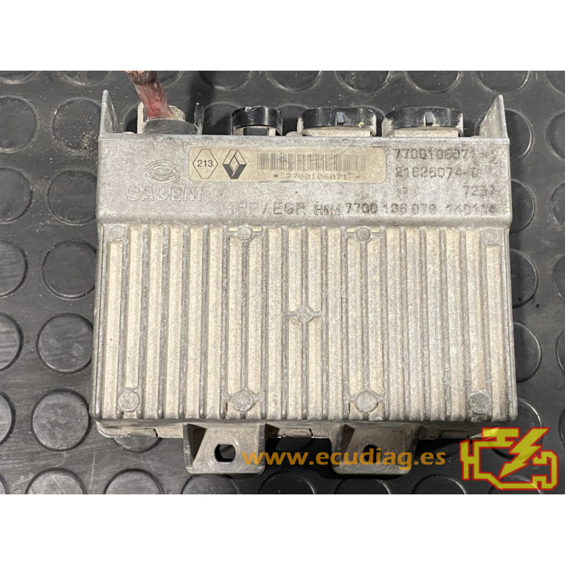 ECU MOTOR SAGEM 21626074-0 RENAULT ESPACE III (JE0E, JE0H, JE0P) 2.2 DT 83KW 113CV 7700106071 HOM7700106078