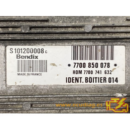 ECU MOTOR SIEMENS S101200008G RENAULT 21 2.0i 7700850078 HOM7700741632