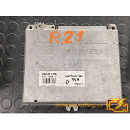 ENGINE ECU SIEMENS FENIX 3 S101710101E RENAULT 21 2.0i 86KW 116HP 7700858450 HOM7700747899 / WITH DISABLED IMMOBILIZER