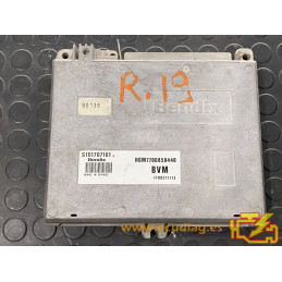 ECU MOTOR SIEMENS FENIX 3 S101707101A RENAULT 19 1.7i 54KW 73CV 7700271113 HOM7700850440 / CON INMOVILIZADOR ANULADO (IMMO OFF)