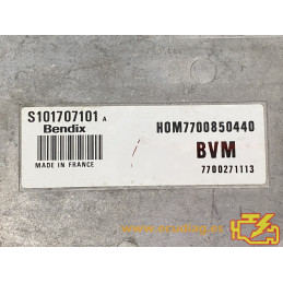 ECU MOTOR SIEMENS FENIX 3 S101707101A RENAULT 19 1.7i 54KW 73CV 7700271113 HOM7700850440 / CON INMOVILIZADOR ANULADO (IMMO OFF)