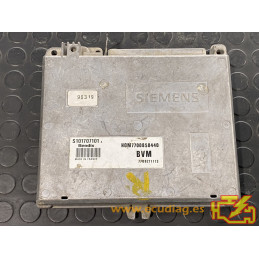 ECU MOTOR SIEMENS FENIX 3 S101707101A RENAULT 19 1.7i 54KW 73CV 7700271113 HOM7700850440 / CON INMOVILIZADOR ANULADO (IMMO OFF)