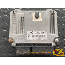 ENGINE ECU BOSCH EDC17C46-2.7 0281017033  VOLKSWAGEN TIGUAN I (5N) 2.0 TDI 103KW 140HP 03L907309R SW 03L906018FA 9979 1037561880