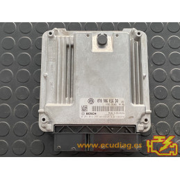 ECU BOSCH EDC16U31-4.51 0281014253 VW TRANSPORTER V 2.5 TDI 174CV 070906016DQ SW 1583 1037390621 - CON INMOVILIZADOR ANULADO