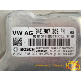 ECU MOTOR BOSCH MG1CS211 0261S103C4 VAG 04E907309FH