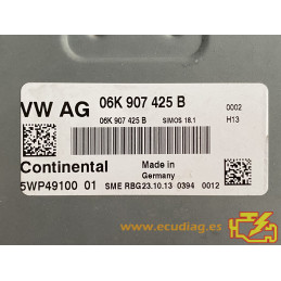 ENGINE ECU CONTINENTAL SIMOS 18.1 5WP49100 VAG 06K907425B